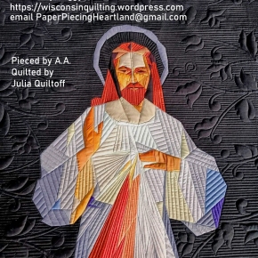 Divine Mercy — Paper-Pieced Wall Hanging Quilt Pattern